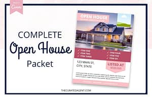 Real Estate Open House Packet - Editable Canva Template