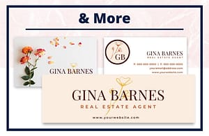 The Gina Collection - Business Card - Real Estate Branding Bundle for Women