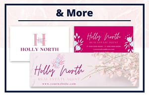 The Holly Collection - Business Card - Real Estate Branding Bundle for Women