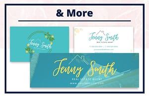 The Jenny Collection - Business Card - Real Estate Branding Bundle for Women
