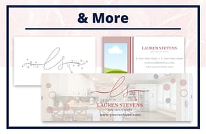 The Lauren Collection - Business Card - Real Estate Branding Bundle for Women