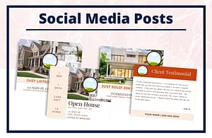 The Gina Collection - Social Media Posts - Real Estate Branding Bundle for Women