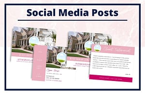 The Holly Collection - Social Media Posts - Real Estate Branding Bundle for Women