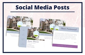 The Lizzie Collection - Social Media Posts - Real Estate Branding Bundle for Women