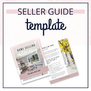 Real Estate Seller Guide - Canva Template - The Curated Agent Freebie Library
