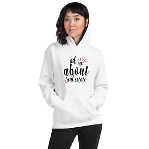 Ask Me About Real Estate - Light Unisex Hoodie