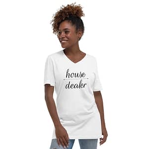 House Dealer - Unisex Short Sleeve V-Neck T-Shirt