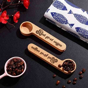 2-in-1 Coffee measuring spoon / scoop and bag sealing clip