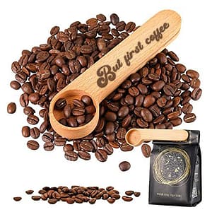 2-in-1 Coffee measuring spoon / scoop and bag sealing clip
